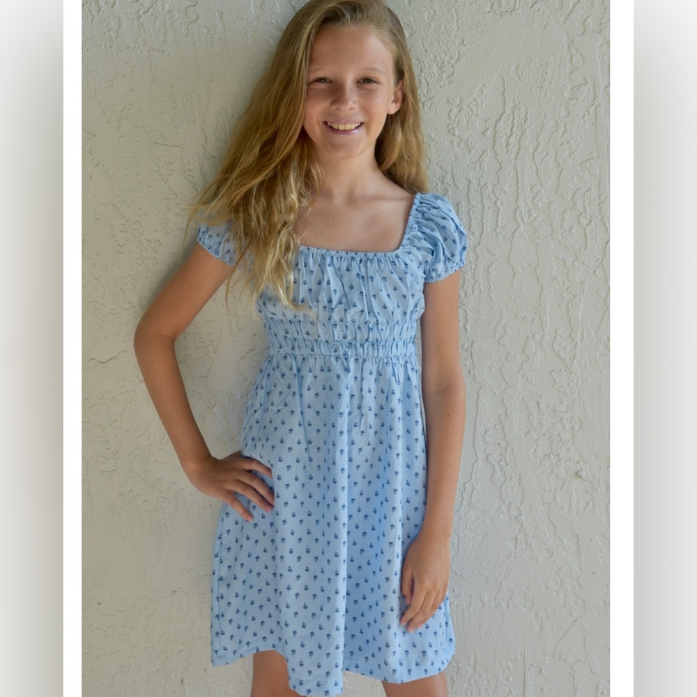 Area Code 407  Sara preppy rouched dress